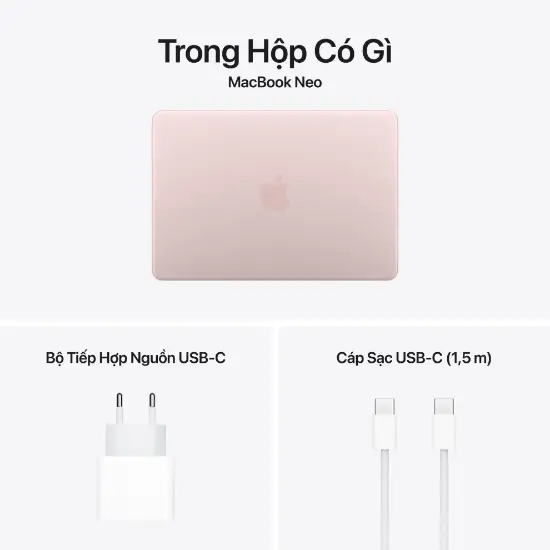 Macbook Neo 13-inch Chip A18 Pro with 6‑core CPU and 5‑core GPU 8GB RAM 256GB SSD
