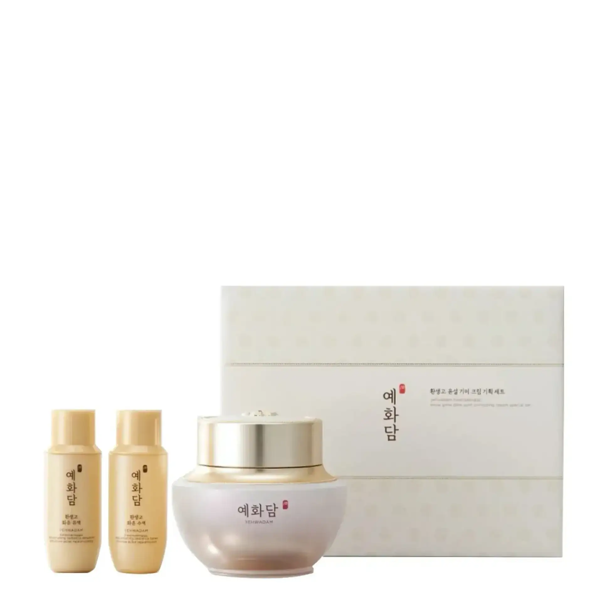 Bộ Dưỡng Yehwadam Hỗ Trợ Giảm Thâm Nám Hwansaenggo Snow Glow Dark Spot Correcting Cream Special Set (3pcs)