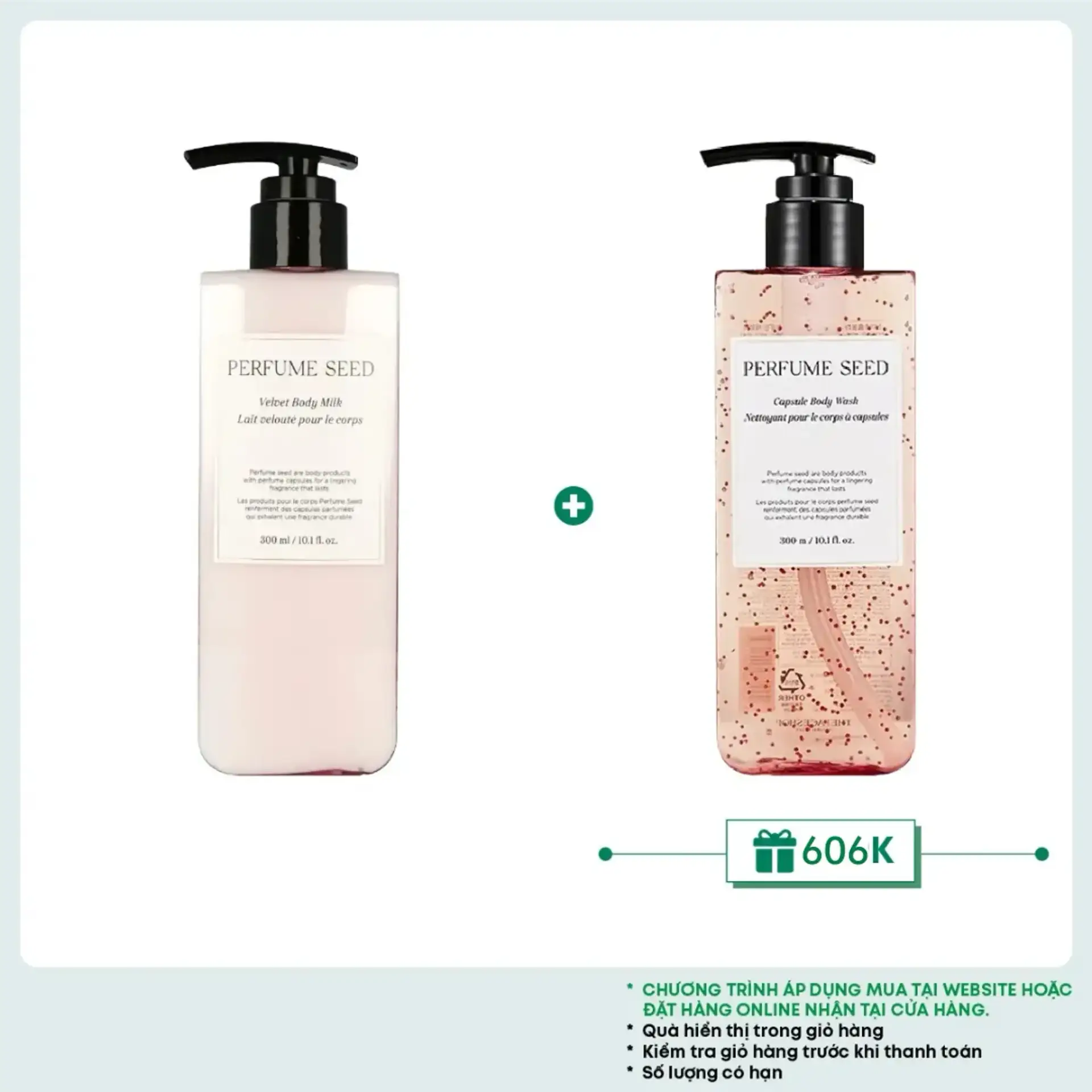 Sữa Dưỡng Thể THE FACE SHOP Hương Nước Hoa Perfume Seed Velvet Body Milk 300ml